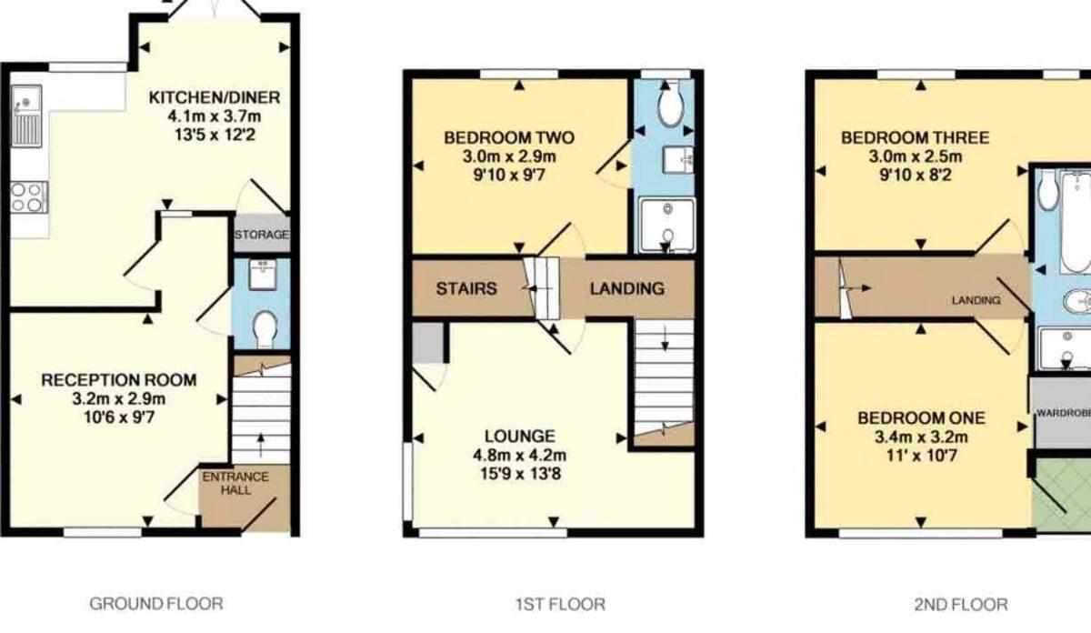 Comfortable 3-Storey House With Free Car Parking Manchester Exterior photo